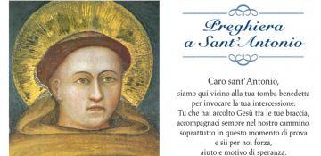 Preghiera a sant'Antonio di Padova nel tempo dell'epidemia