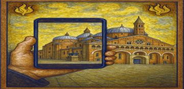 In Basilica con lo smartphone? Proviamo così...