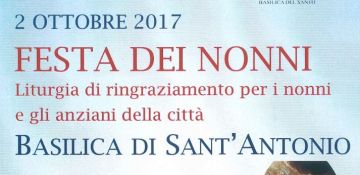 Festa dei nonni, al Santo una celebrazione il 2 ottobre alle ore 17.00