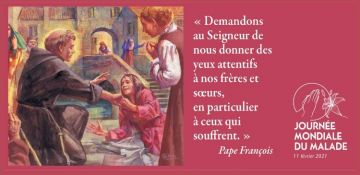 Les frères de saint Antoine prient pour les malades