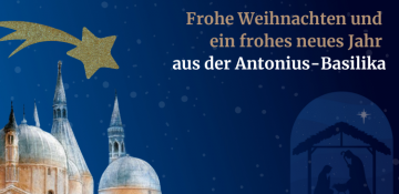 Frohe Weihnachten und ein frohes neues Jahr von den Brüdern der Antonius-Basilika