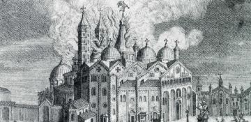 L’incendio della Basilica del 1749, sul «Messaggero di sant’Antonio» il resoconto dell’evento