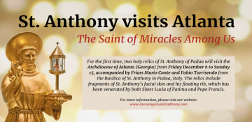 St. Anthony visits Atlanta