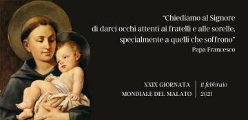 I frati di sant’Antonio pregano per le persone malate