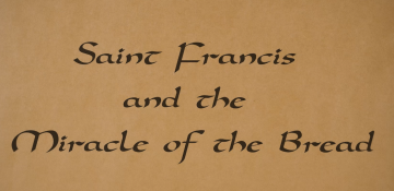 October 4th- Feast of Saint Francis