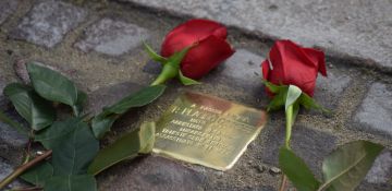 Erinnerung an den ehrwürdigen Pater Placido Cortese, Bruder an der Antonius-Basilika, am Tag des Gedenkens der Holocaustopfer