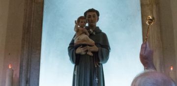 Da Padova a Roma, nuova statua di sant’Antonio a Santa Prassede