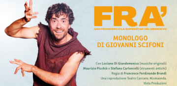 Il 27 giugno Giovanni Scifoni porta sul sagrato del Santo il suo “Fra’ - San Francesco, la superstar del medioevo”