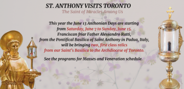  St. Anthony visits Toronto
