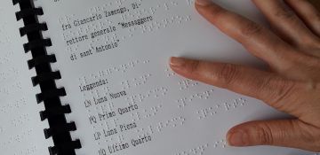 Pronta l’edizione in braille del calendario 2019 del «Messaggero»