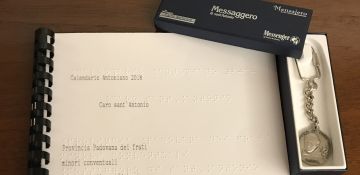 Pronta l’edizione in braille del calendario 2018 del «Messaggero»