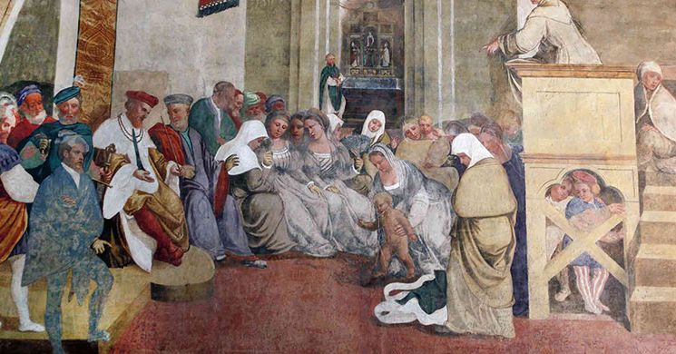 Saint Anthony's Miracles. The Speaking Infant