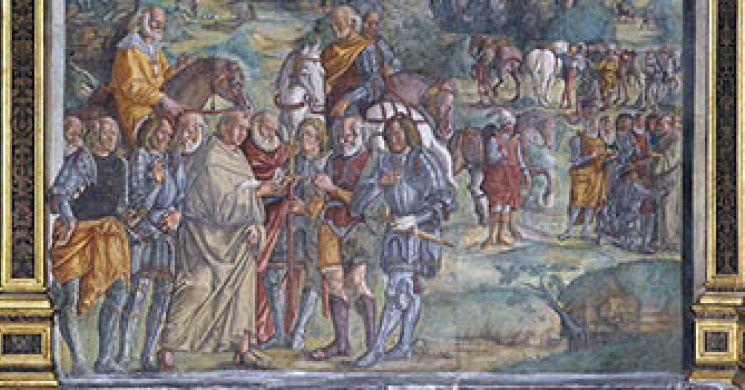 Die Bekehrung von Ezzelino da Romano