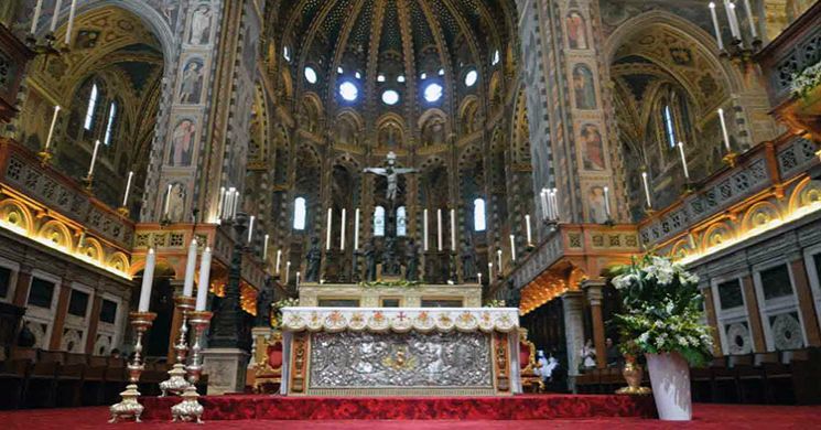 The Presbitery And Main Altar Basilica Of Saint Anthony Of Padua